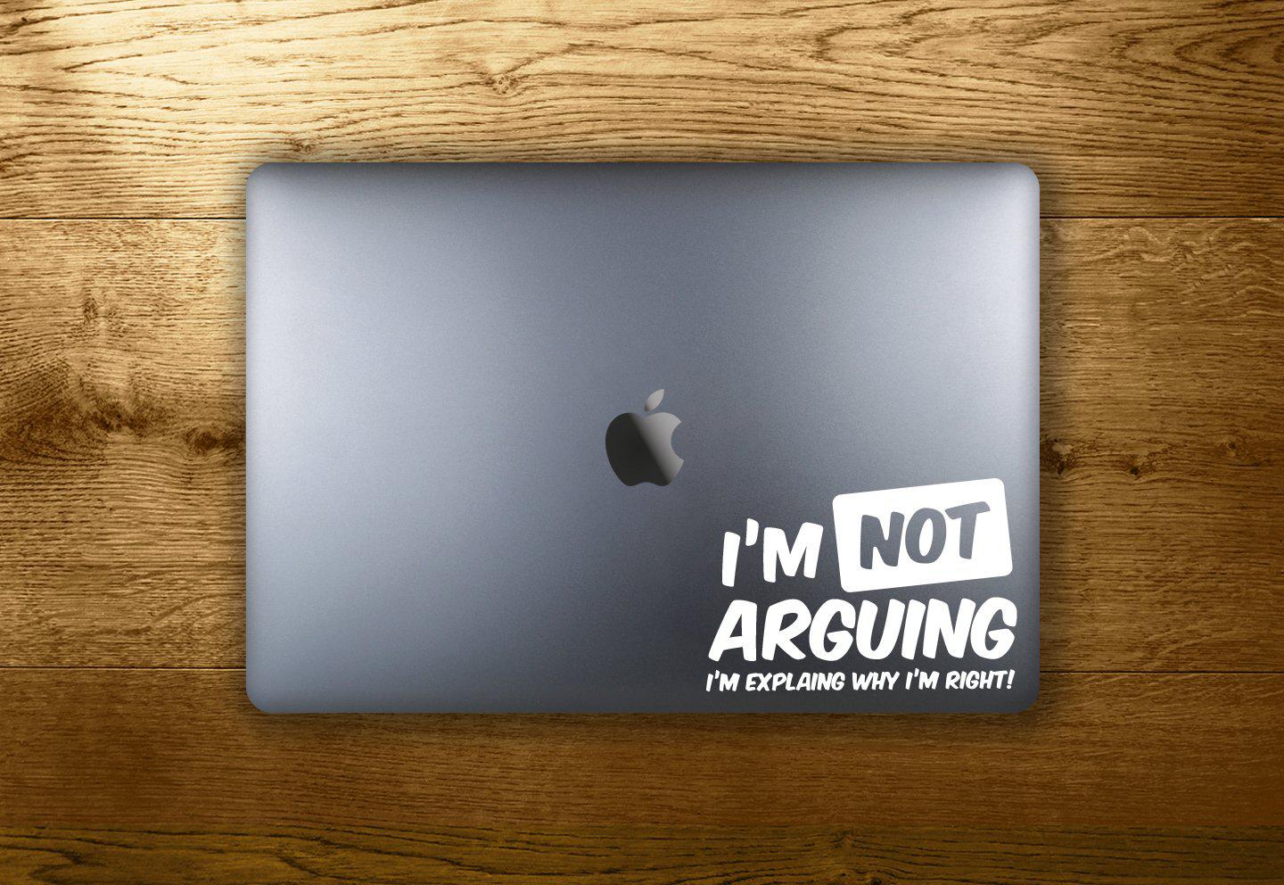 I'm not arguing