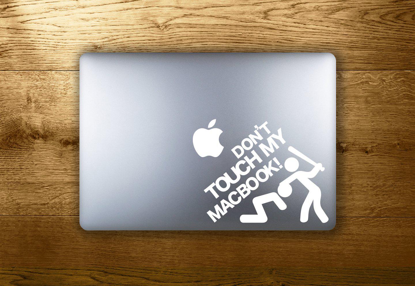 Don't touch my MacBook! - make it stick