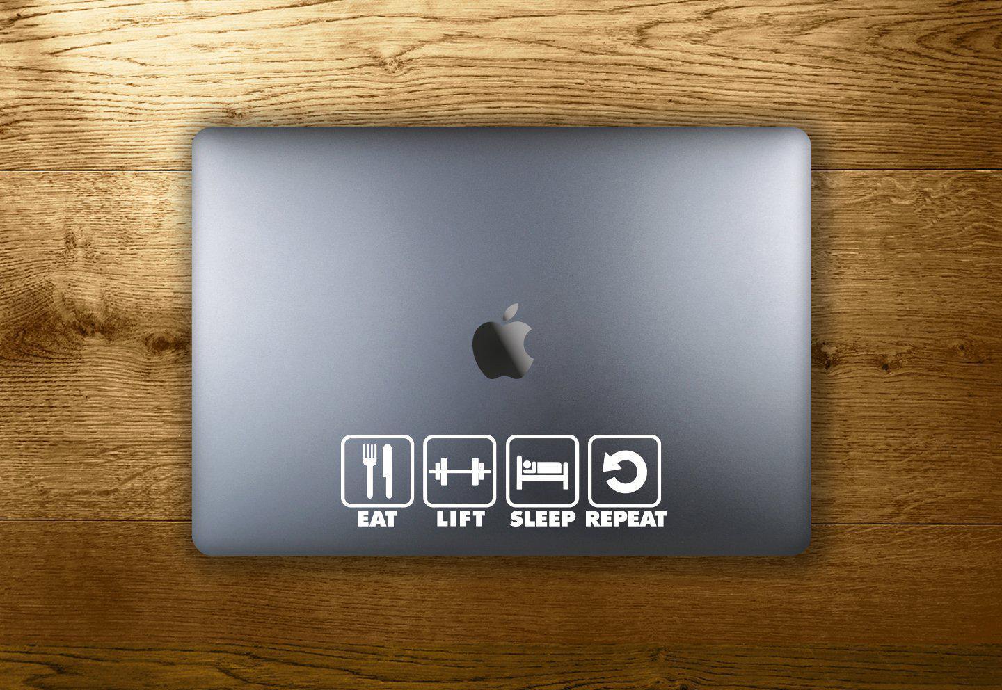 Eat Lift Sleep Repeat - make it stick