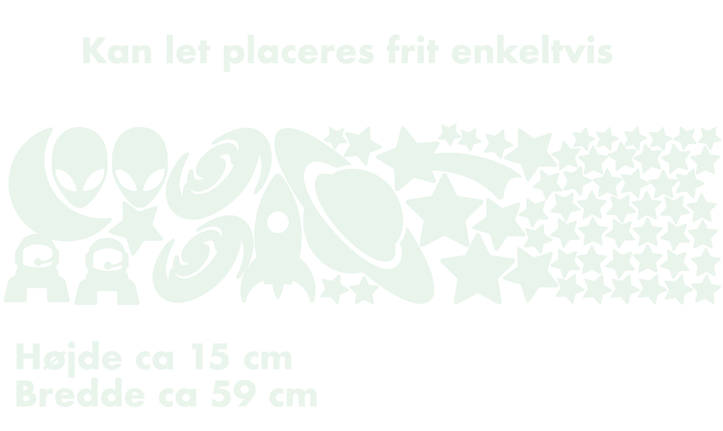 Galakse/univers wallsticker - make it stick