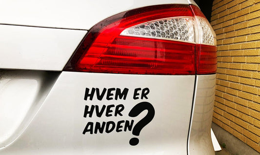 Hvem er hver anden? - make it stick