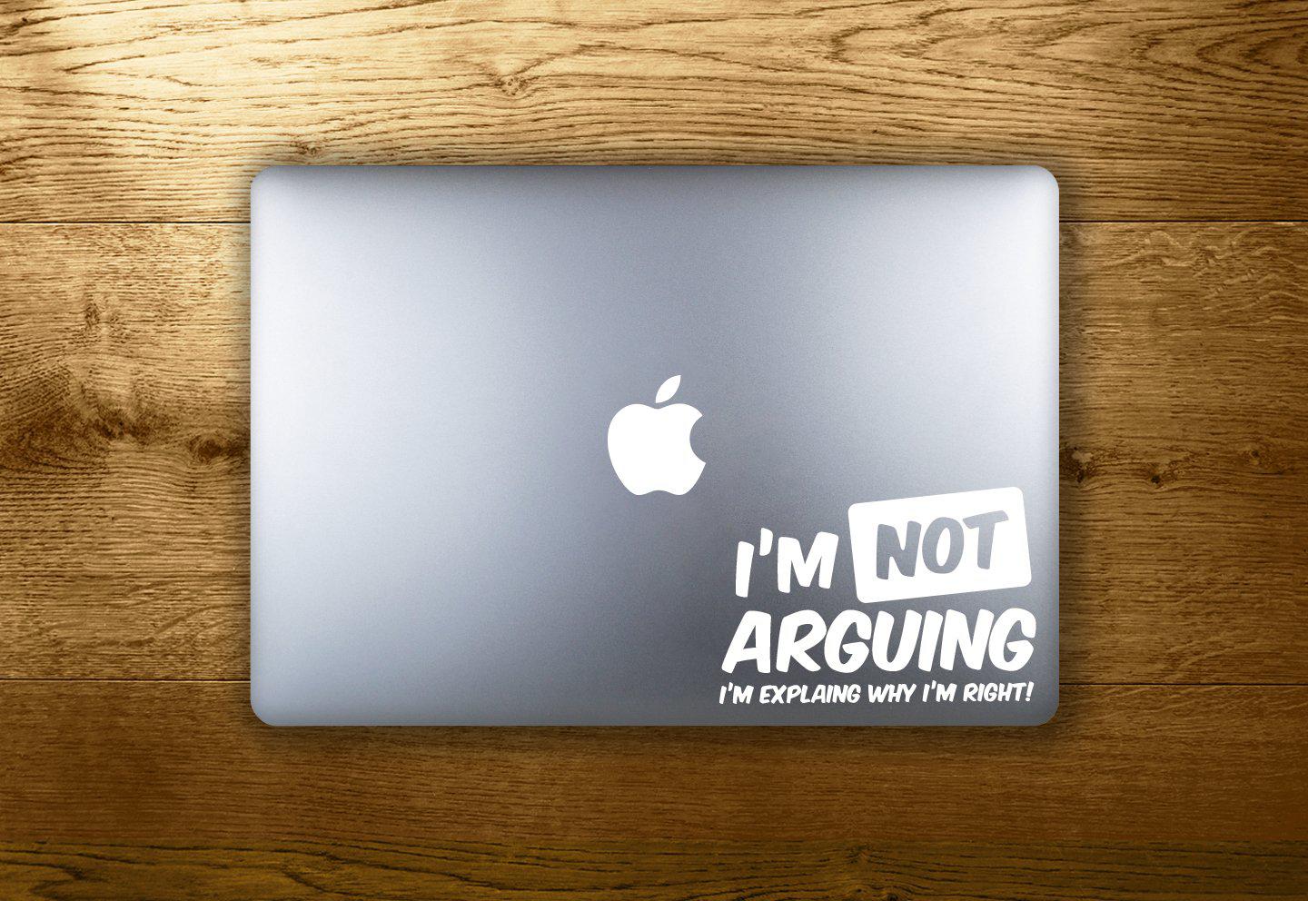 I'm not arguing